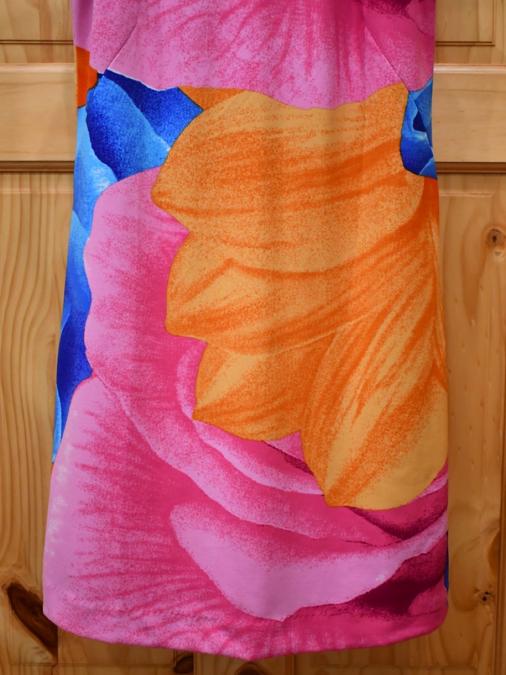 Premise Summer Floral Mini Dress - Pink, Orange & Blue S - Picture 3 of 7